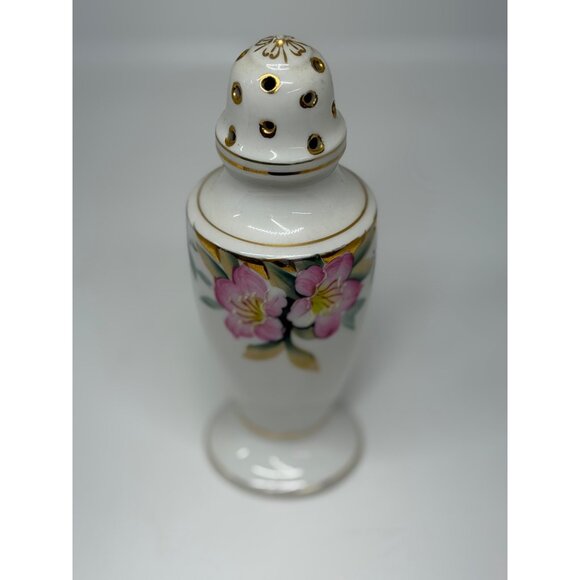 VTG Noritake Azalea Pattern 9322 Muffineer Sugar Shaker 6.5" Floral Japan White - Picture 2 of 6
